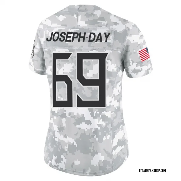 Women's Sebastian Joseph-Day Tennessee Titans Limited Arctic Camo 2024 Salute to Service Jersey