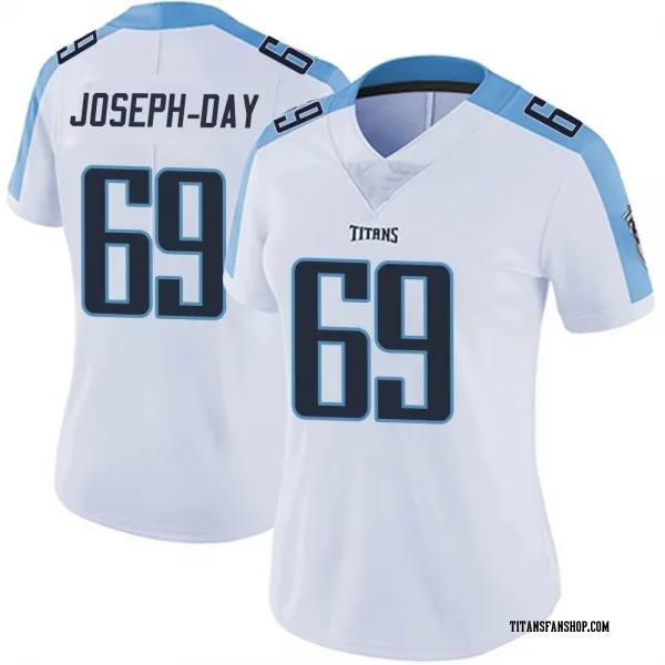 Women's Sebastian Joseph-Day Tennessee Titans Limited White Vapor Untouchable Jersey