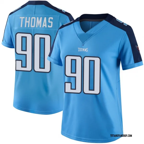 Women's Solomon Thomas Tennessee Titans Limited Light Blue Color Rush Jersey