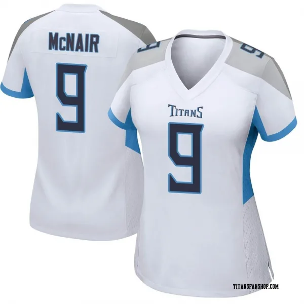 Women's Steve McNair Tennessee Titans Game White Jersey