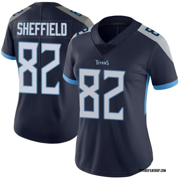 Women's TJ Sheffield Tennessee Titans Limited Navy Vapor Untouchable Jersey