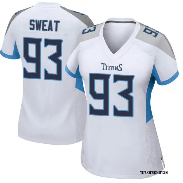 Women's T'Vondre Sweat Tennessee Titans Game White Jersey