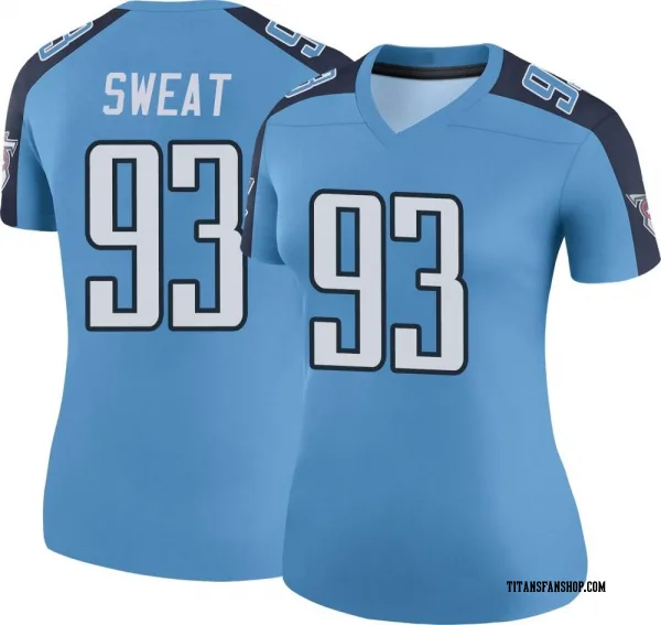 Women's T'Vondre Sweat Tennessee Titans Legend Light Blue Color Rush Jersey