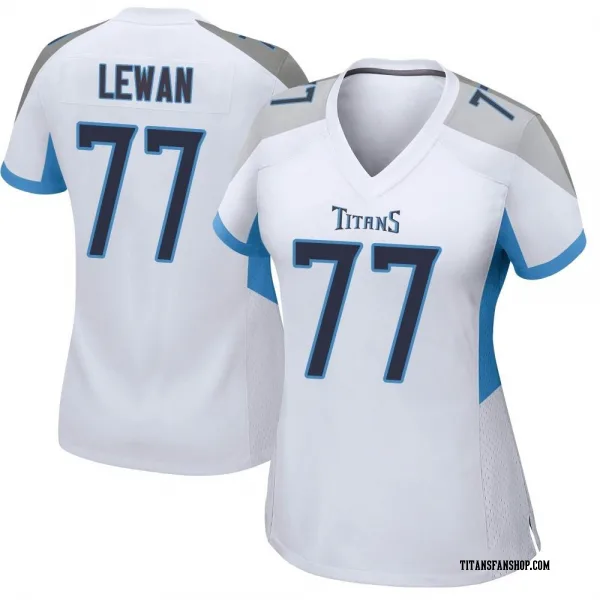 Women's Taylor Lewan Tennessee Titans Game White Jersey