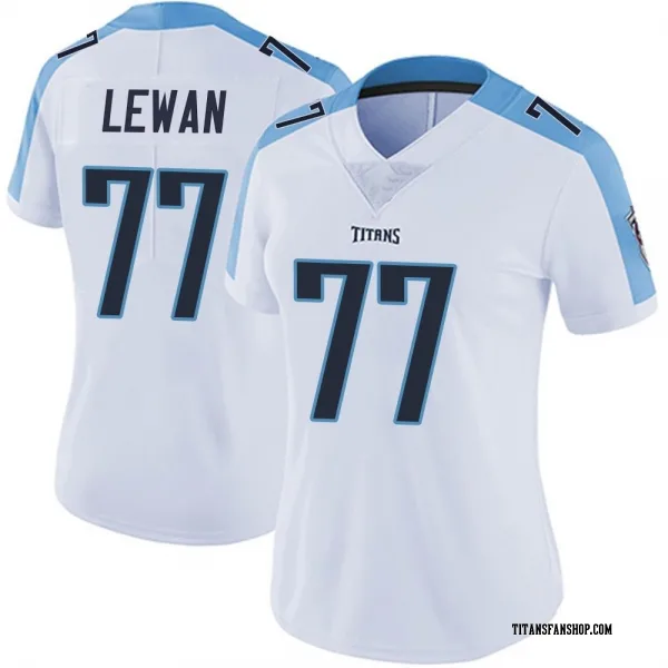 Women's Taylor Lewan Tennessee Titans Limited White Vapor Untouchable Jersey