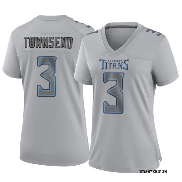 Women's Tommy Townsend Tennessee Titans Game Gray Atmosphere Fashion Jersey