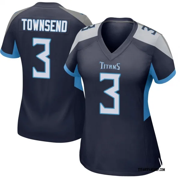Women's Tommy Townsend Tennessee Titans Game Navy Jersey