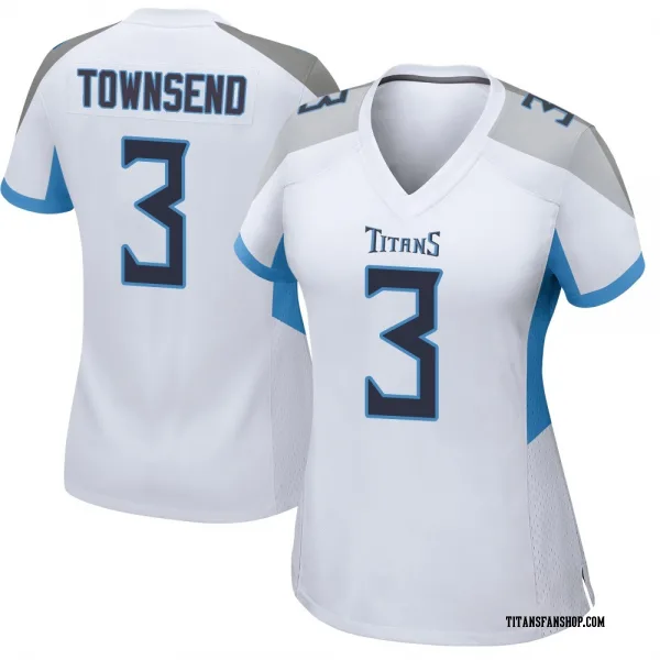 Women's Tommy Townsend Tennessee Titans Game White Jersey