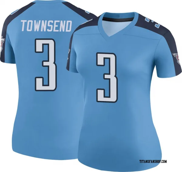Women's Tommy Townsend Tennessee Titans Legend Light Blue Color Rush Jersey