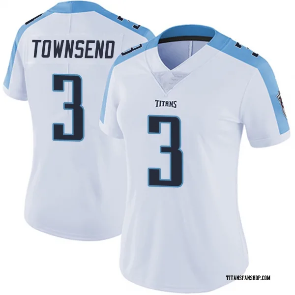 Women's Tommy Townsend Tennessee Titans Limited White Vapor Untouchable Jersey
