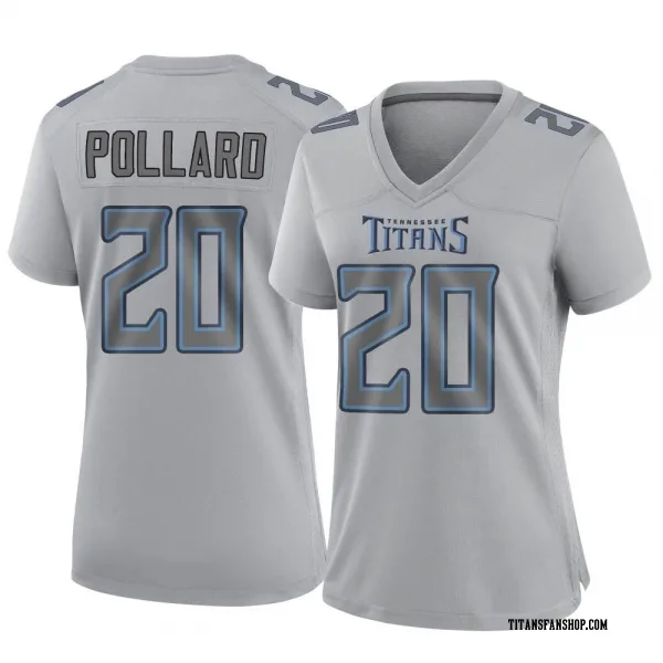 Women's Tony Pollard Tennessee Titans Game Gray Atmosphere Fashion Jersey