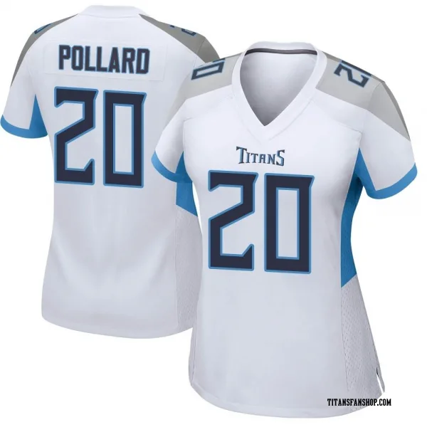 Women's Tony Pollard Tennessee Titans Game White Jersey