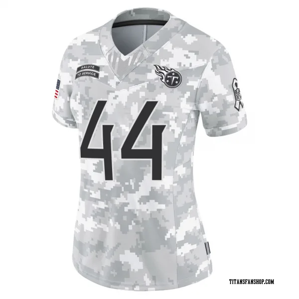 Women's Tory Carter Tennessee Titans Limited Arctic Camo 2024 Salute to Service Jersey