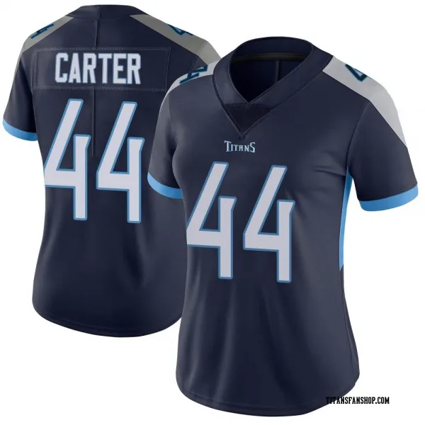 Women's Tory Carter Tennessee Titans Limited Navy Vapor Untouchable Jersey