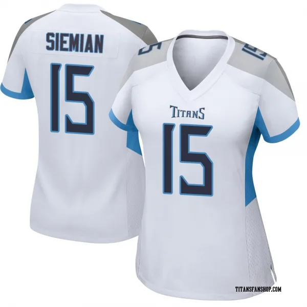 Women's Trevor Siemian Tennessee Titans Game White Jersey
