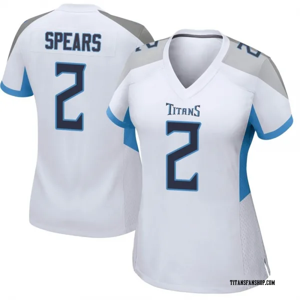 Women's Tyjae Spears Tennessee Titans Game White Jersey