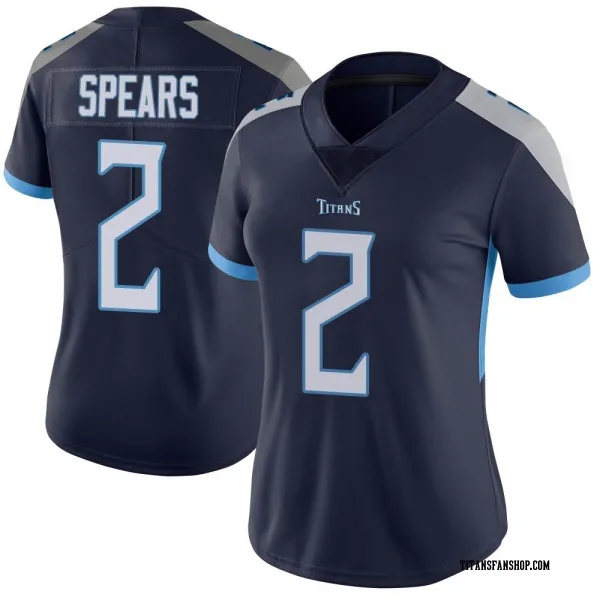 Women's Tyjae Spears Tennessee Titans Limited Navy Vapor Untouchable Jersey