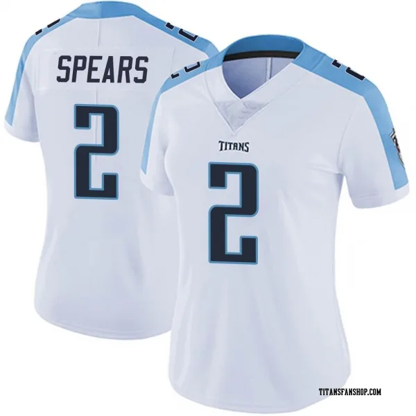Women's Tyjae Spears Tennessee Titans Limited White Vapor Untouchable Jersey
