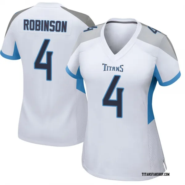 Women's Wan'Dale Robinson Tennessee Titans Game White Jersey