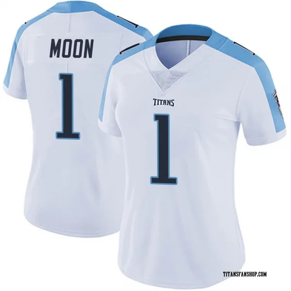 Women's Warren Moon Tennessee Titans Limited White Vapor Untouchable Jersey