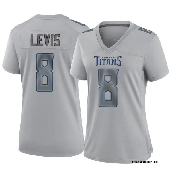 Women's Will Levis Tennessee Titans Game Gray Atmosphere Fashion Jersey