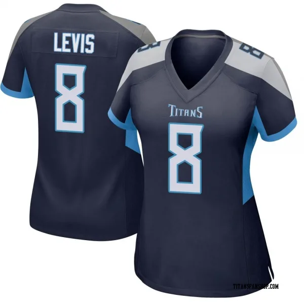 Women's Will Levis Tennessee Titans Game Navy Jersey