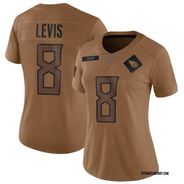 Women's Will Levis Tennessee Titans Limited Brown 2023 Salute To Service Jersey