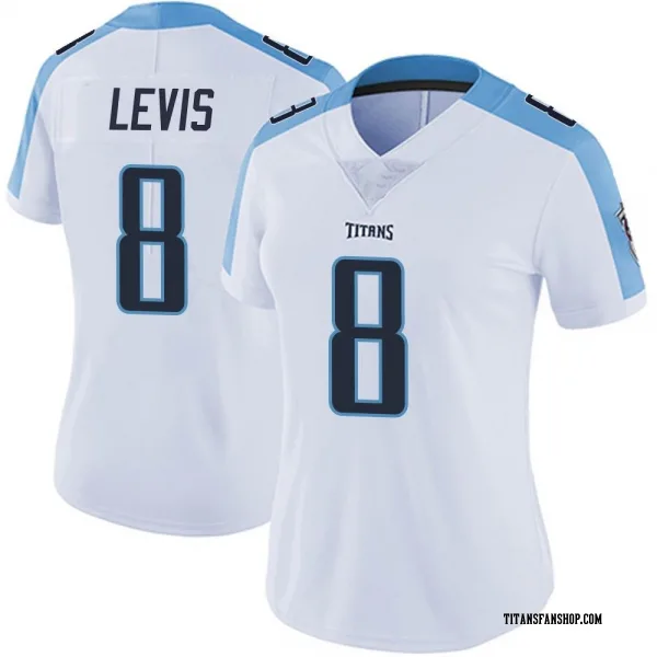 Women's Will Levis Tennessee Titans Limited White Vapor Untouchable Jersey
