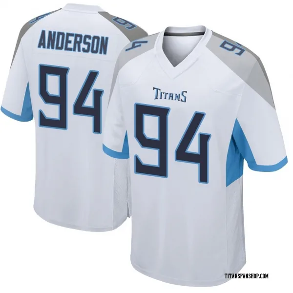Youth Abdullah Anderson Tennessee Titans Game White Jersey