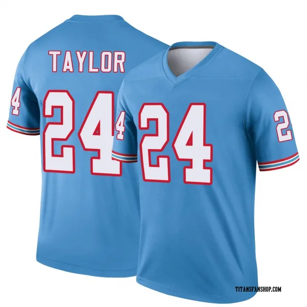 Youth Alontae Taylor Tennessee Titans Legend Light Blue Oilers Throwback Jersey