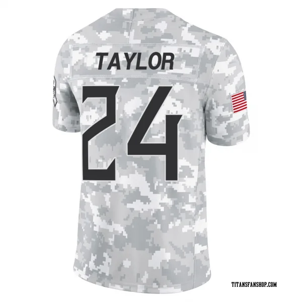 Youth Alontae Taylor Tennessee Titans Limited Arctic Camo 2024 Salute to Service Jersey