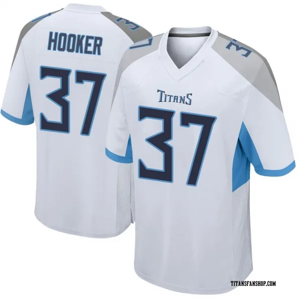 Youth Amani Hooker Tennessee Titans Game White Jersey