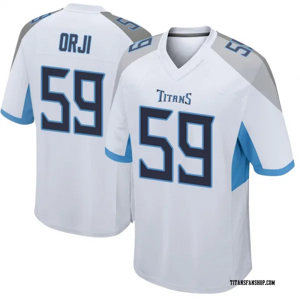 Youth Anfernee Orji Tennessee Titans Game White Jersey