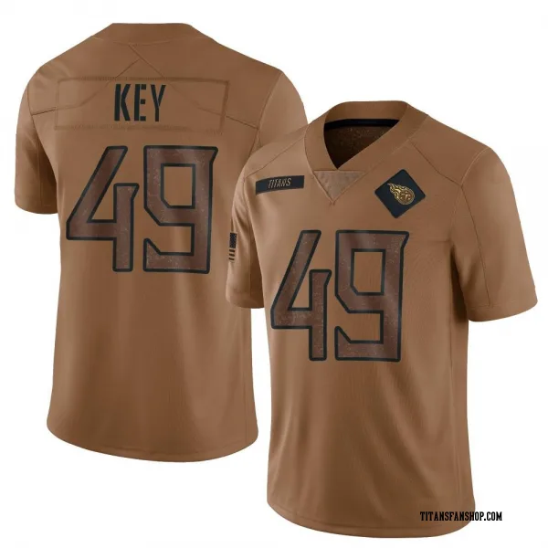 Youth Arden Key Tennessee Titans Limited Brown 2023 Salute To Service Jersey