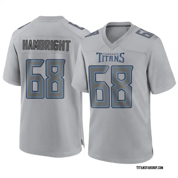 Youth Arlington Hambright Tennessee Titans Game Gray Atmosphere Fashion Jersey