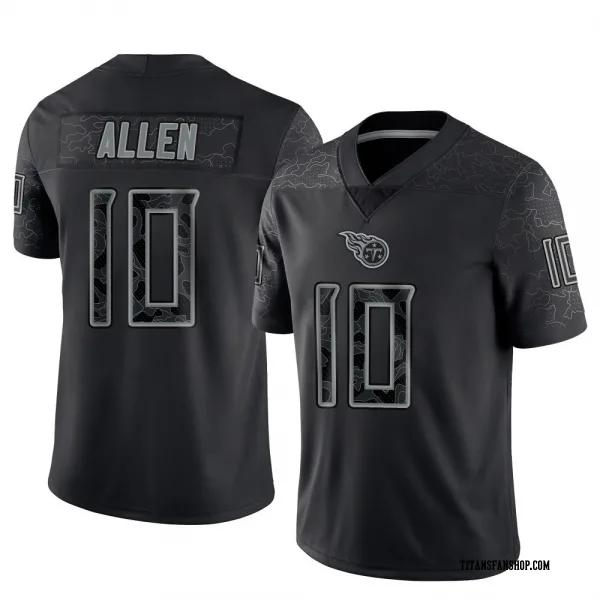 Youth Brandon Allen Tennessee Titans Limited Black Reflective Jersey