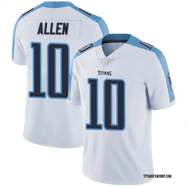 Youth Brandon Allen Tennessee Titans Limited White Vapor Untouchable Jersey