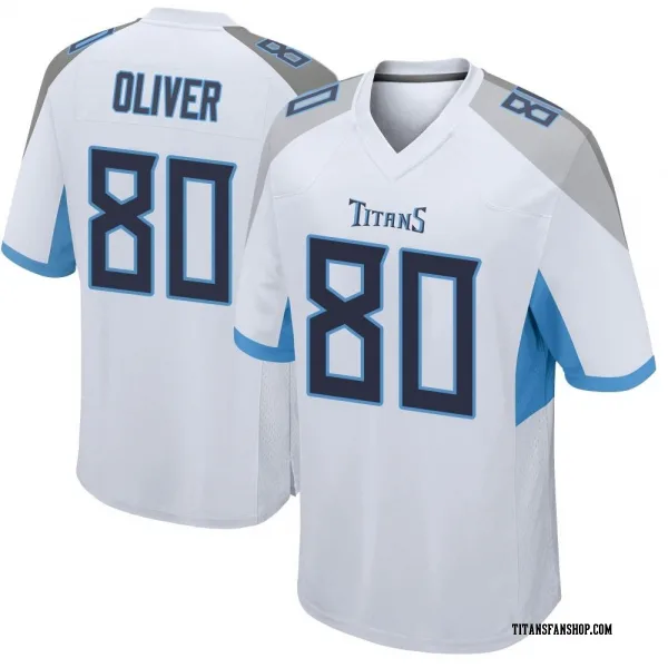 Youth Bryce Oliver Tennessee Titans Game White Jersey