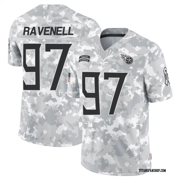 Youth C.J. Ravenell Tennessee Titans Limited Arctic Camo 2024 Salute to Service Jersey