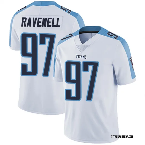 Youth C.J. Ravenell Tennessee Titans Limited White Vapor Untouchable Jersey