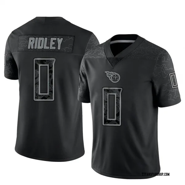Youth Calvin Ridley Tennessee Titans Limited Black Reflective Jersey