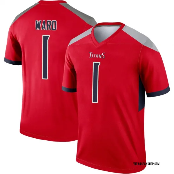 Youth Cam Ward Tennessee Titans Legend Red Inverted Jersey