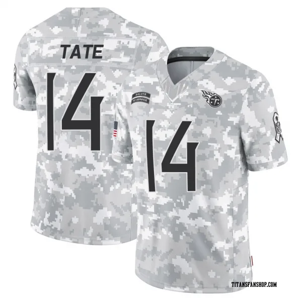 Youth Carnell Tate Tennessee Titans Limited Arctic Camo 2024 Salute to Service Jersey