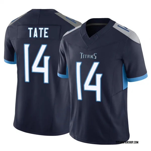 Youth Carnell Tate Tennessee Titans Limited Navy Vapor F.U.S.E. Jersey