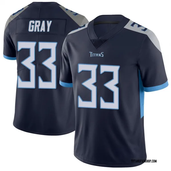 Youth Cedric Gray Tennessee Titans Limited Navy Vapor Untouchable Jersey