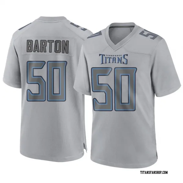 Youth Cody Barton Tennessee Titans Game Gray Atmosphere Fashion Jersey