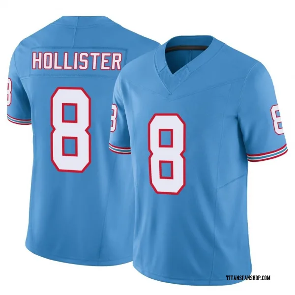 Youth Cody Hollister Tennessee Titans Limited Light Blue Vapor F.U.S.E. Jersey