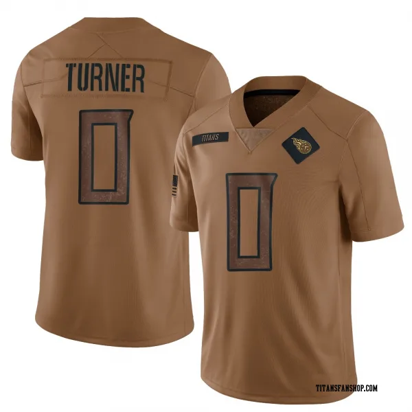 Youth Cole Turner Tennessee Titans Limited Brown 2023 Salute To Service Jersey