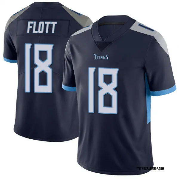 Youth Cor'Dale Flott Tennessee Titans Limited Navy Vapor Untouchable Jersey