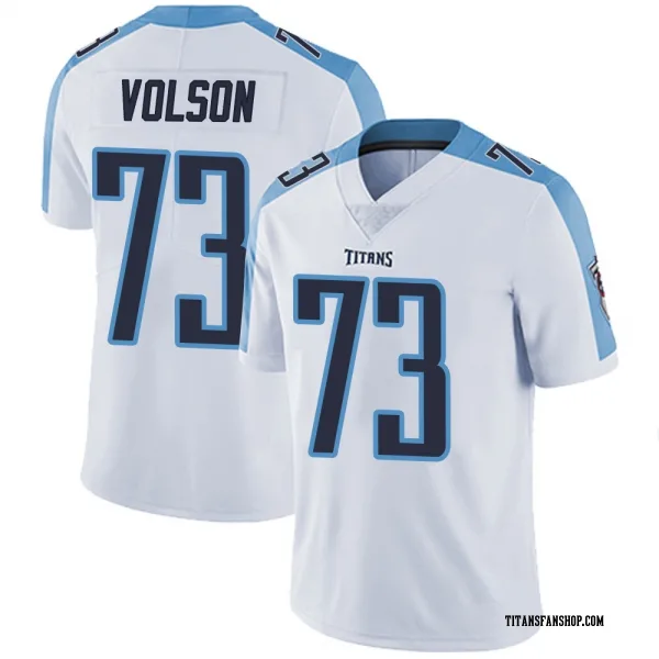 Youth Cordell Volson Tennessee Titans Limited White Vapor Untouchable Jersey